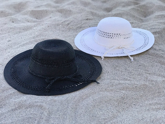 ‘Delicate White’ Summer Floppy Hat